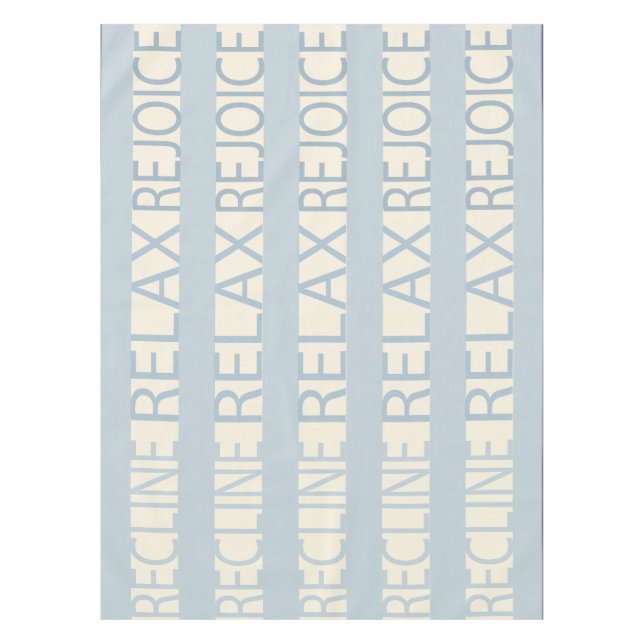 Passover 52/70" Tablecloth "RRR Blue/Cream (Front)