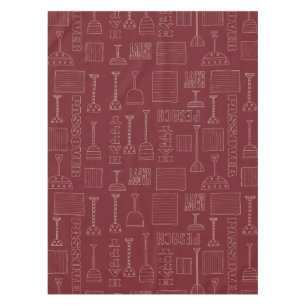 Passover "52" x 70" Tablecloth "Wine & Matzah"