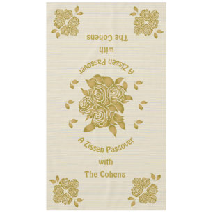 Passover 60/104" Tablecloth "Personalized Seder"