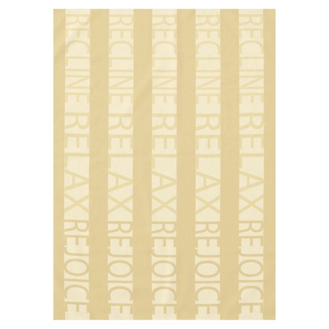 Passover 60/84" Tablecloth "Passover R R & R Tan" (Front)