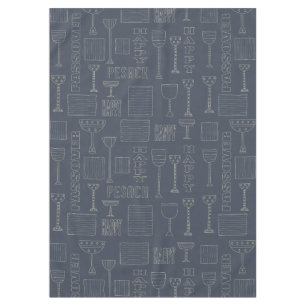 Passover 60/84" Tablecloth "Passover Wine & Matza"