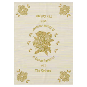 Passover 60/84" Tablecloth "Personalized Seder"