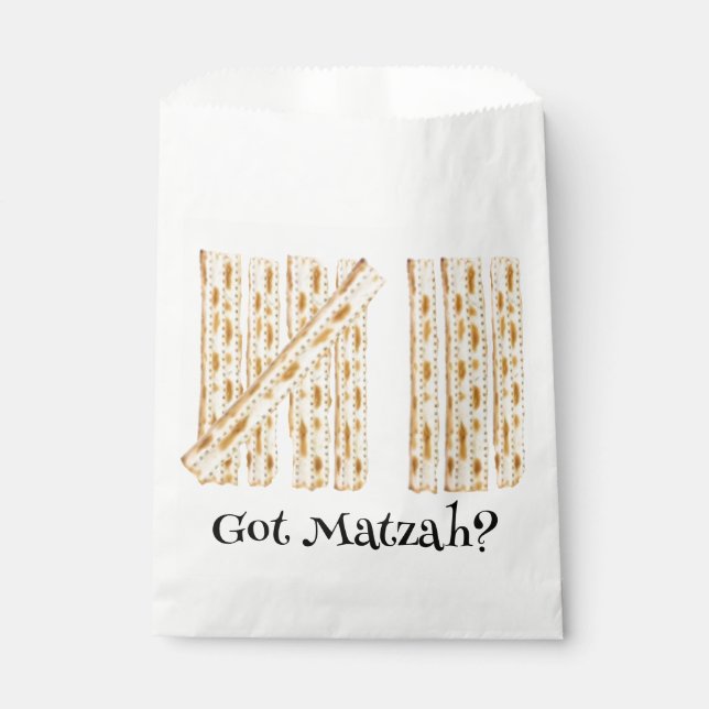 Passover 8 Days Got Matzah? Goodie Favour Bag (Front)
