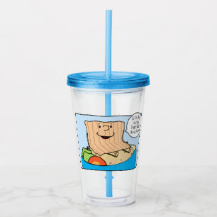 Passover Acrylic Tumbler 16 oz Funny Seder Toon