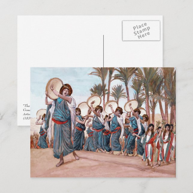 Passover Blessings. Fine Art  Postcard (Front/Back)