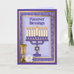 Passover Blessings Holiday Card