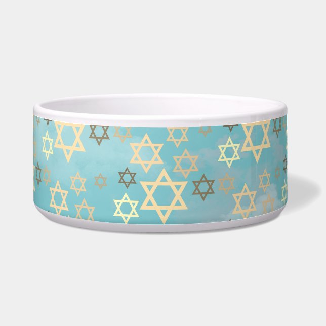 Passover Blue Sky Stars of David Pet  (Front)