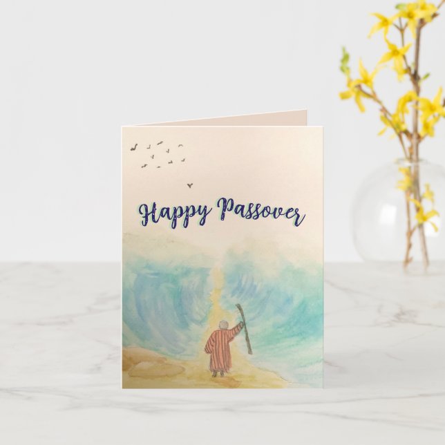 passover cards (Yellow Flower)