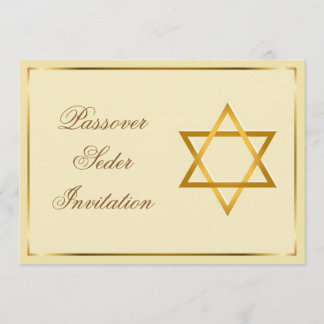 Passover Celebration Invitation Card