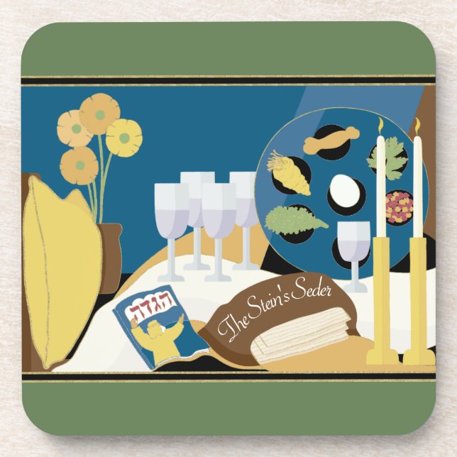 Passover Coasters "Passover Seder" (Front)
