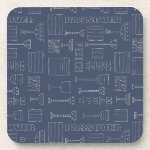 Passover Coasters "Wine Glasses Passover"