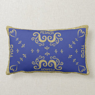 Passover Elegant Pillow "Recline, Relax, Rejoice"