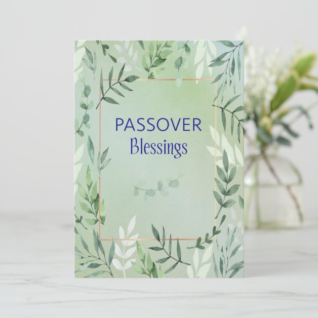 Passover for Granddaughter with Children Card (Standing Front)