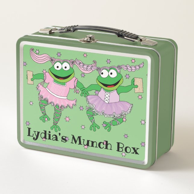 Passover Frogalas Metal Lunch Box (Front)