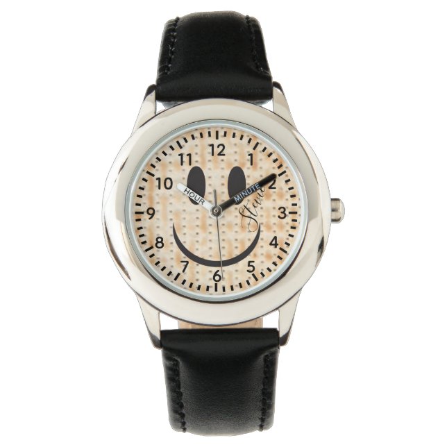 Passover Fun Matzah Kids' Watch (Front)
