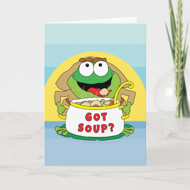 Passover Greeting Card "Got Soup" (Front)