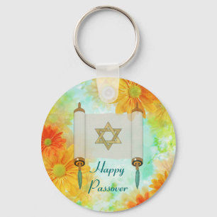 Passover Greetings Keychain