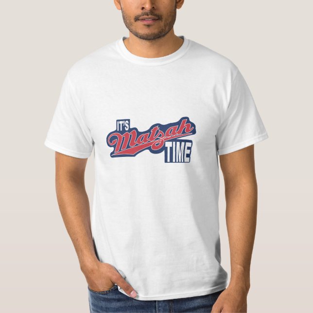 Passover "IT'S MATZAH TIME"  Men's Value T-Shirt (Front)