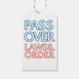 Passover. Laws & Order. Jewish Humour Gift Idea    Gift Tags