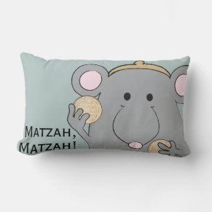 Passover Lumbar Pillow "Matzah, Matzah!"