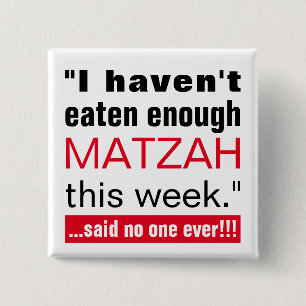 Passover Matzah Funny 2 Inch Square Button