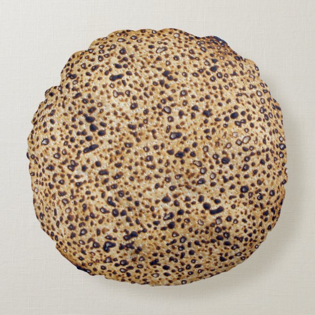 Passover Matzah Round Pillow (Front)