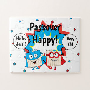 Passover Matzah Super Heroes Jigsaw Puzzle