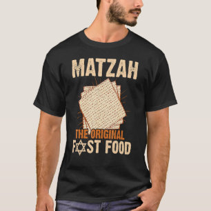 Passover Matzah The Original Fast Food Meal Seder T-Shirt