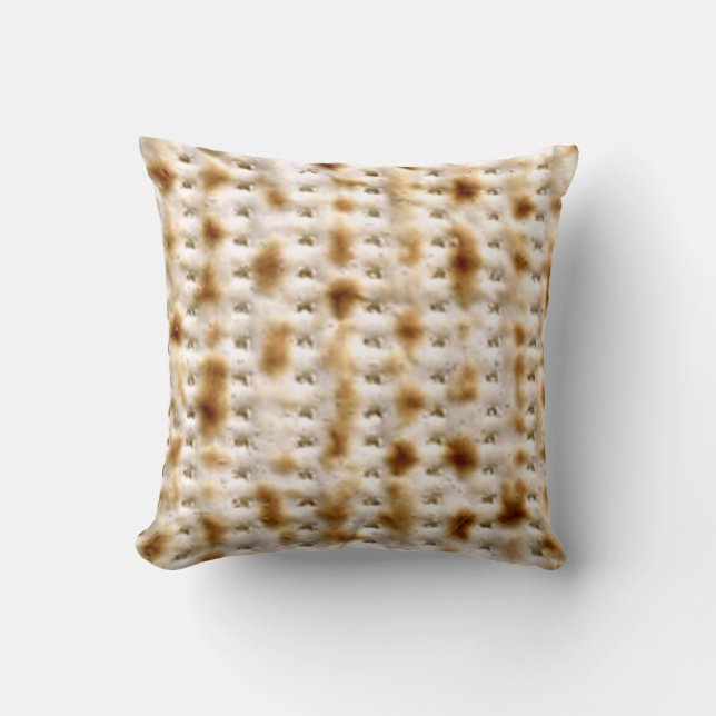 Passover Matzo Throw Pillows! Pillow (Front)