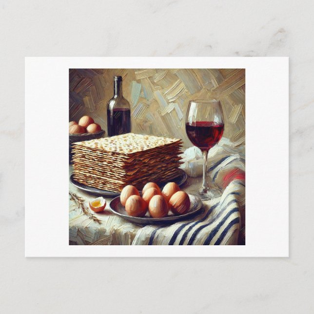 Passover Meal,  Postcard (Front)