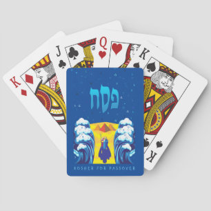 Passover Moses & Israelites' exodus from Egypt Playing Cards