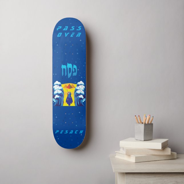 Passover Moses & Israelites' exodus from Egypt Skateboard (Wall Art)