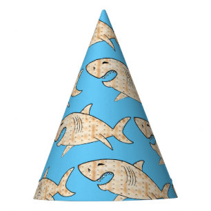 Passover Party Hat Matzah Shark