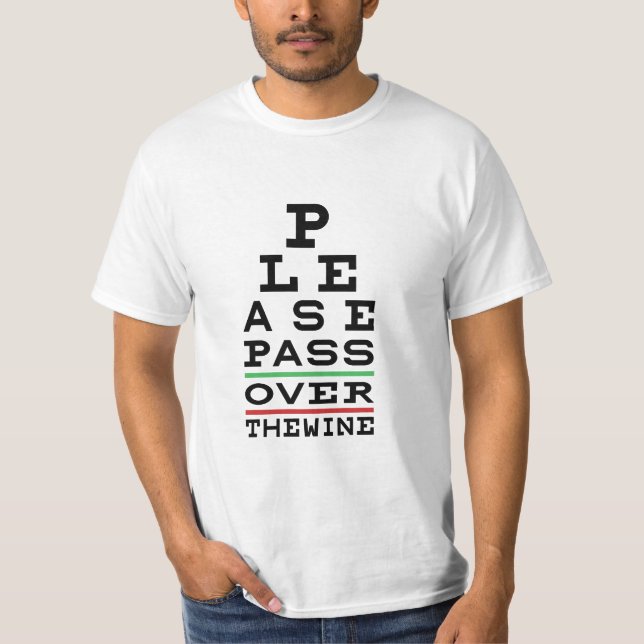 Passover "Passover The Wine"  Men's Value T-Shirt (Front)