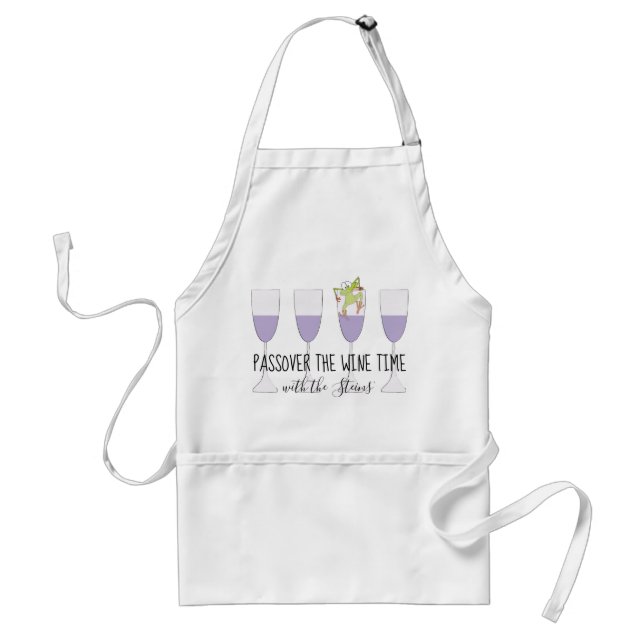 Passover "PassoverWineTime" Standard Apron (Front)
