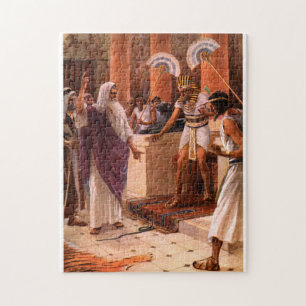 PASSOVER PESACH BILLET PUZZLE MOSES ET PHARAOH