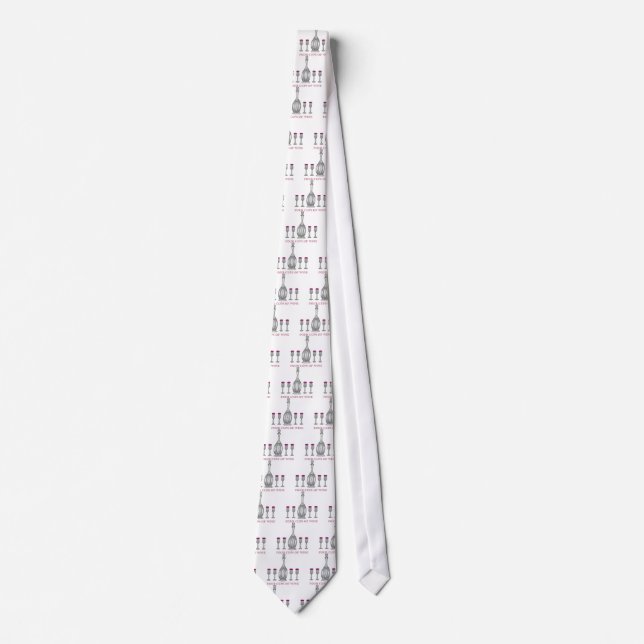 PASSOVER PESACH PRESENT FOUR CUPS OF WINE TIE (Front)