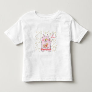 Passover Pink Cat Ballerina Toddler T-Shirt