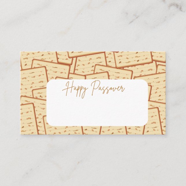 Passover place card (Front)