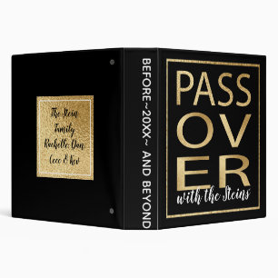 Passover Recipe Book Binder Passover Classic Gold