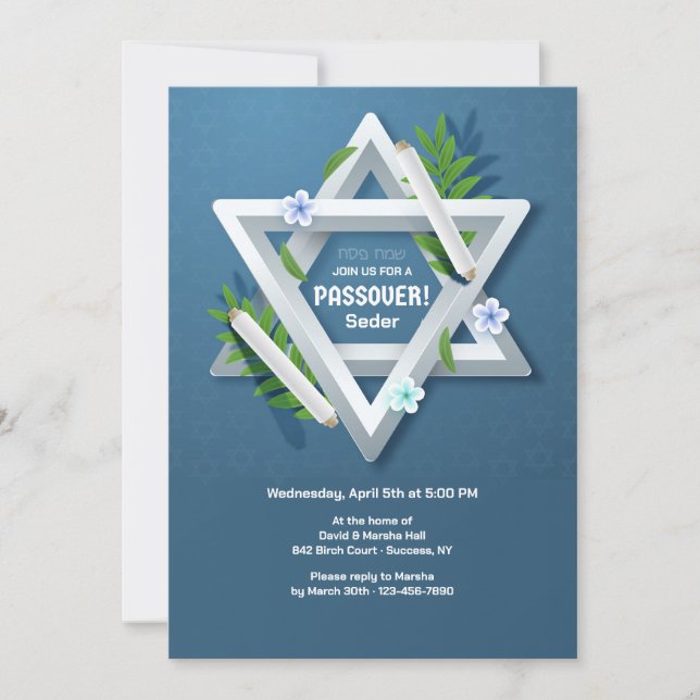Passover Sedar Invitation (Front)