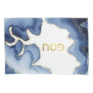 Passover Seder Blue Agate Personalized Pillowcase
