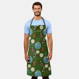 Passover Seder Kosher Matzah Pesach Vintage Apron