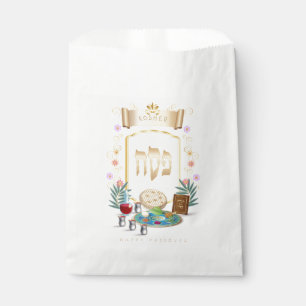 Passover Seder Kosher Pesach Symbols Favour Bag