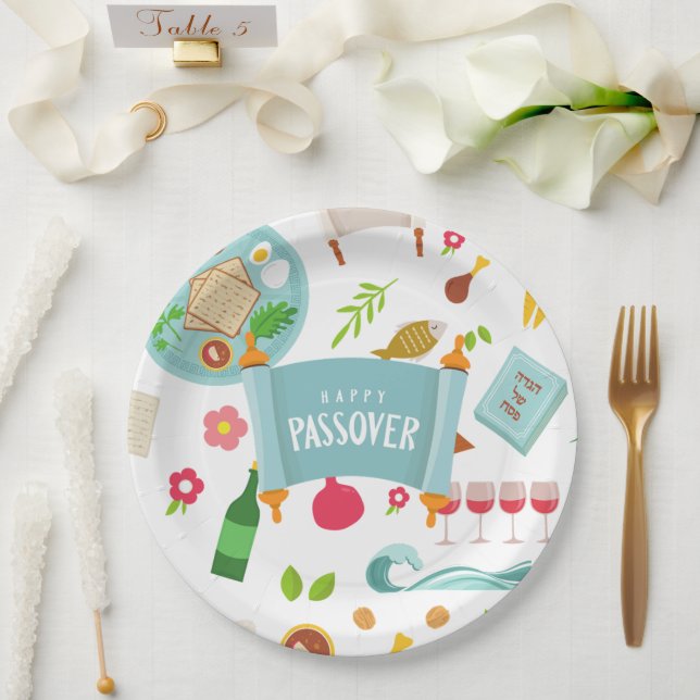 Passover Seder Paper Plate (Wedding)
