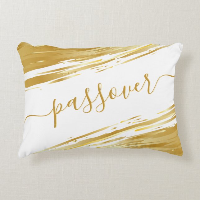 Passover Seder Personalized Greeting Pillow (Front)