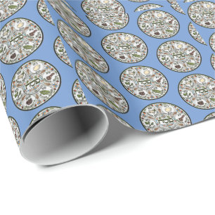  Passover Seder Wrapping Paper