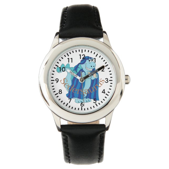 Passover Sedersaurus Personalize Watch (Front)