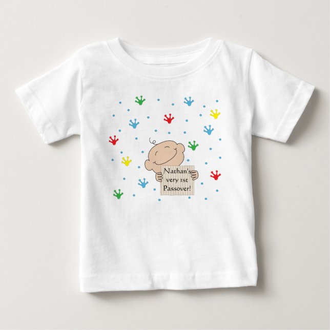 Passover T-Shirt 3-24 months Personalize (Front)