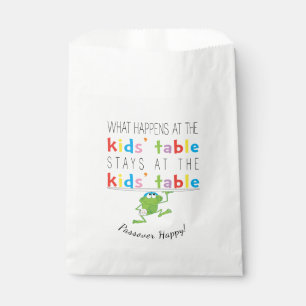 Passover "The Kids'Table" Goodie Favour Bag